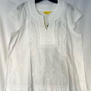 NWT! Roller Rabbit Women’s “Faith” Top- XL